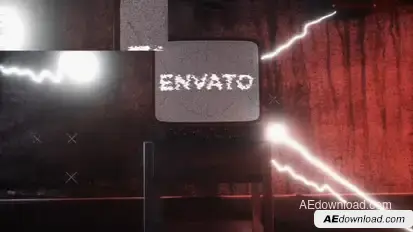 Old Distorted Horror TV Glitch Logo Opener Openers template preview