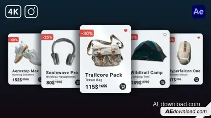 Online Market Carousel Openers template preview
