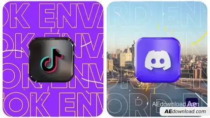 Overlay 3D Shape Logo Reveal Logo Stings template preview