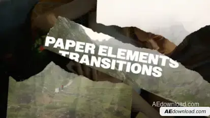 Paper Elements Transitions Elements template preview