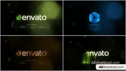 Particles Logo Reveal Logo Stings template preview