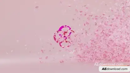 Petals Logo Reveal Logo Stings template preview
