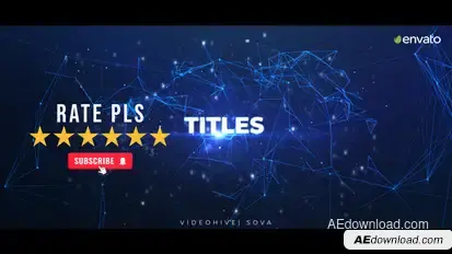 Plexus Inspiration Titles Logo Stings template preview
