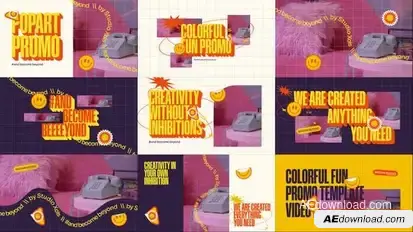 Popart Promo Openers template preview