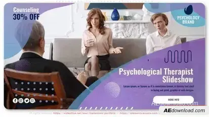 Psychological Therapist Slideshow Openers template preview