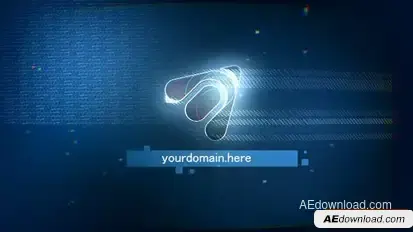 Quick Glitch Logo Reveal Logo Stings template preview