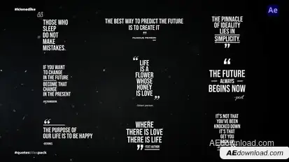 Quotes Titles 2.0 Titles template preview