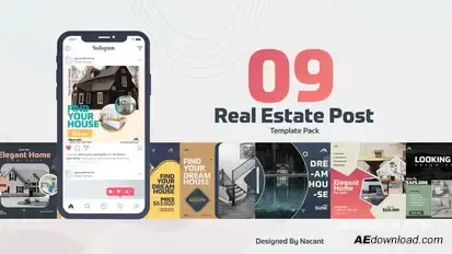 Real Estate Post V1 Product Promo template preview