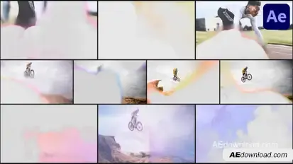 Real Smoke Seamless Transitions for After Effects Elements template preview