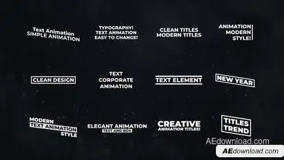 RGB Text Animation | After Effects Titles template preview
