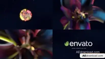 Ribbon Bokeh Logo Reveal Logo Stings template preview