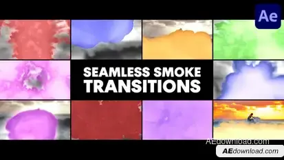 Seamless Smoke Transitions for After Effects Elements template preview