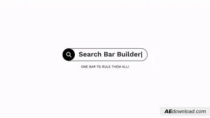 Search Bar Builder Elements template preview