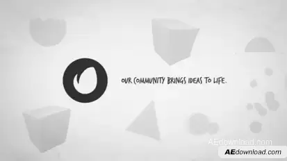 Shape Reveal Logo Stings template preview