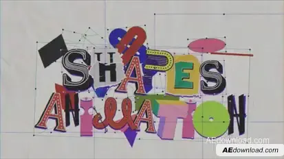 Shapes Animation Elements template preview