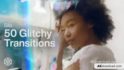 Silo - 50 Glitchy Transitions Elements template preview