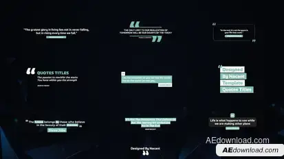 Simple Quotes Titles Titles template preview