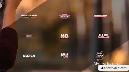 Simple Titles Titles template preview