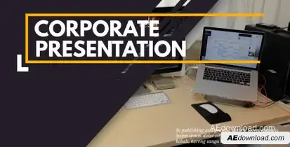 Slide Presentation Video Displays template preview