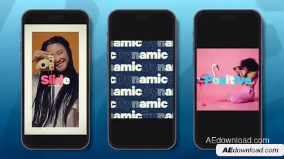 Slideshow Positive Slide Reels Product Promo template preview