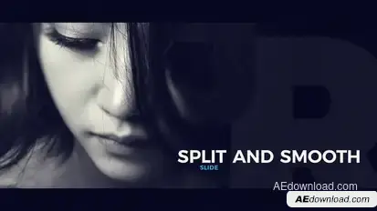 Split and Smooth Slide Video Displays template preview