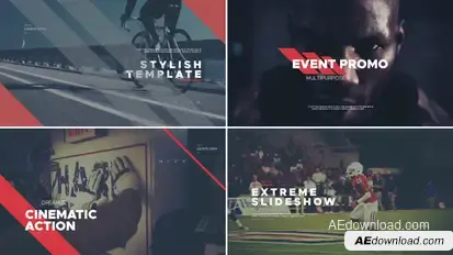Sport Opener Video Displays template preview