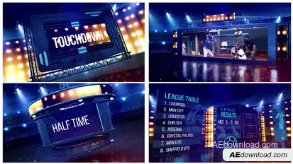 Sports Display Screens broadcast-packages template preview