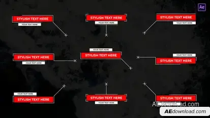 Stylish Call Out After Effects Titles template preview
