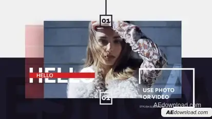 Stylish Slideshow Video Displays template preview
