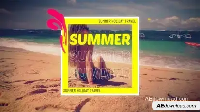 Summer Holiday Travel Openers template preview