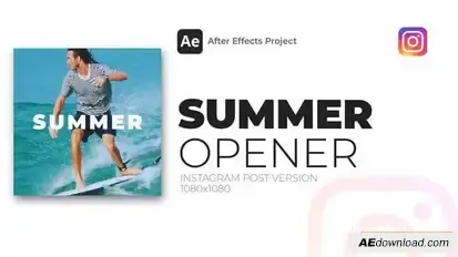 Summer Opener Instagram Post Openers template preview