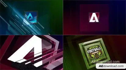 Tech Logo Transition & End broadcast-packages template preview