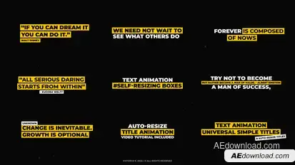 Text Animation | After Effects Titles template preview