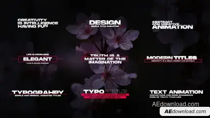 Text Animation | After Effects Titles template preview