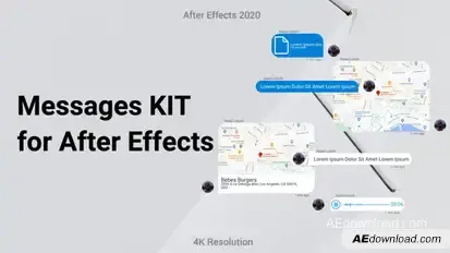 Text Messages KIT AE Titles template preview