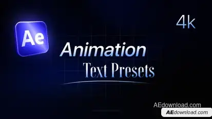 Text Presets Titles template preview