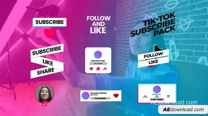 Tik-Tok Pack | AE Titles template preview