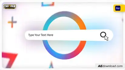 Trendy Search Logo Reveal Logo Stings template preview