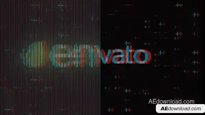 Ultra Fast Quick Glitch Logo Pack Logo Stings template preview