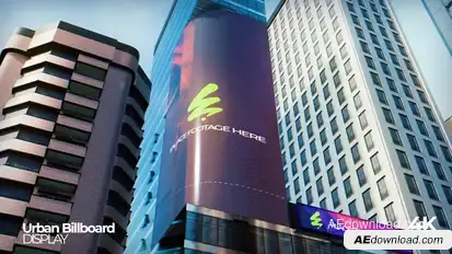 Urban Billboard Video Displays template preview