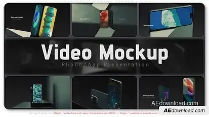 Video Mockup Phone Presentation Product Promo template preview