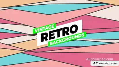 Vintage Retro Backgrounds Elements template preview