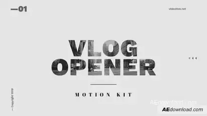 Vlog Opener Openers template preview