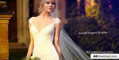 Wedding Photos Video Displays template preview