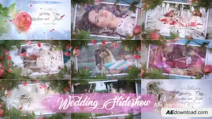 Wedding Slideshow Video Displays template preview