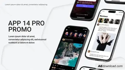 White App Promo Product Promo template preview
