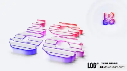 White Logo Reveal Logo Stings template preview