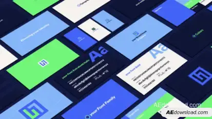 Your Brandbook in Motion Titles template preview