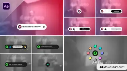 YouTube Channel Elements Elements template preview