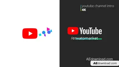 Youtube Channel Intro Logo Stings template preview